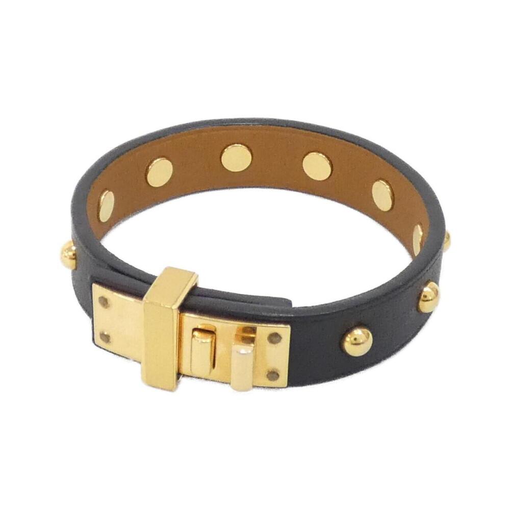 HERMES Black Charm Bracelet